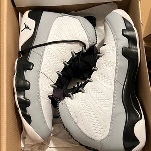 Jordan Men's White and Black Sneakers